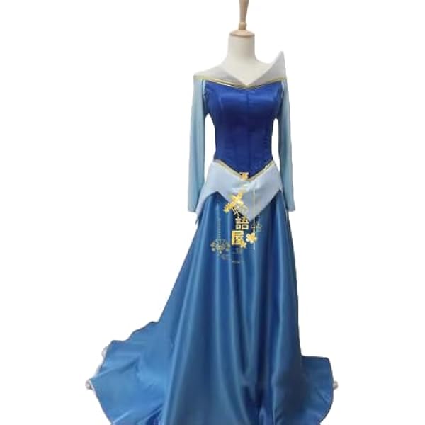 Amazon.co.jp: コスプレ衣装眠れる森の美女風・オーロラ姫 ブルー